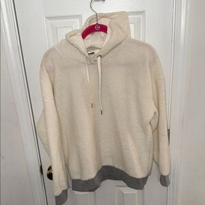 Xersion Cream Sherpa Hoodie